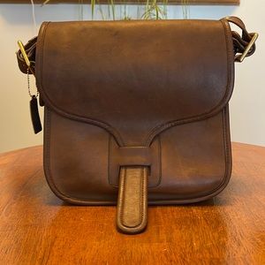 Vintage Coach Courier Bag. Made in New York, New York. Bonnie Cashin Design